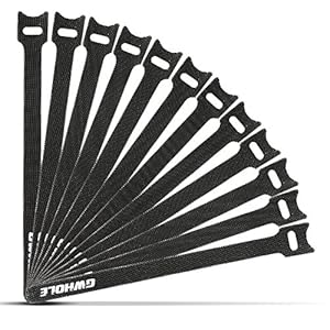 GWHOLE 50 Stück Klettkabelbinder Wiederverwendbar