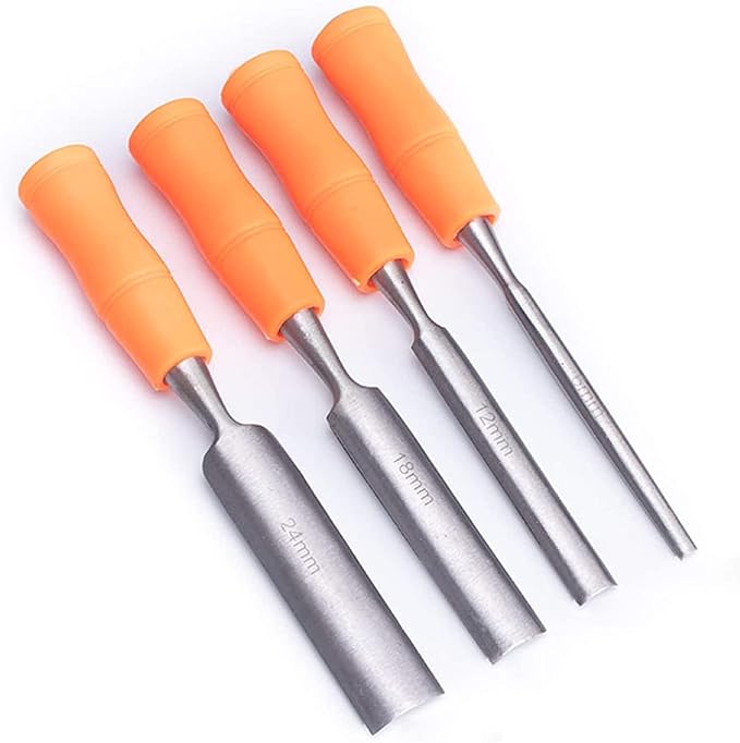 Wood Chisel Set HalfRound Chisel High Carbon Steel Wood Chisels Non