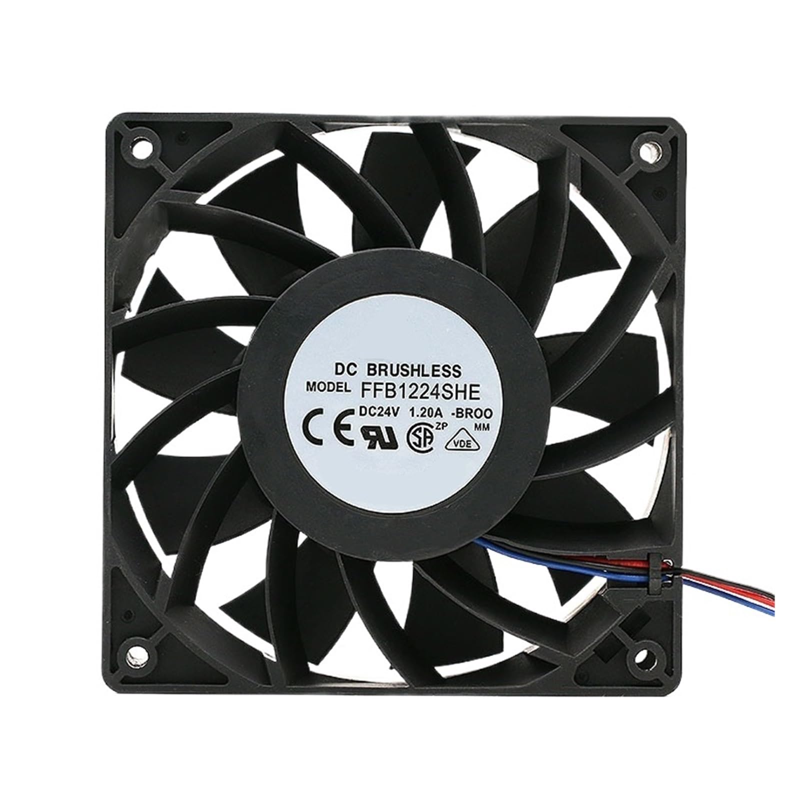 PEQYUACTE FFB1224SHE 12038 24 v 1.20 5500RPM Cooling Fan 120 * 120 * 38mm