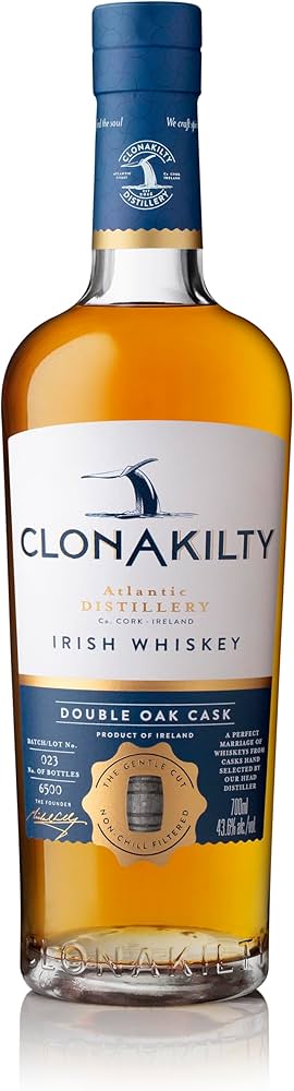 Clonakilty Irish Whiskey ちゃんぽんちから Clonakilty Double Oak Irish Whiskey | Soft spices & vanilla | 43.6