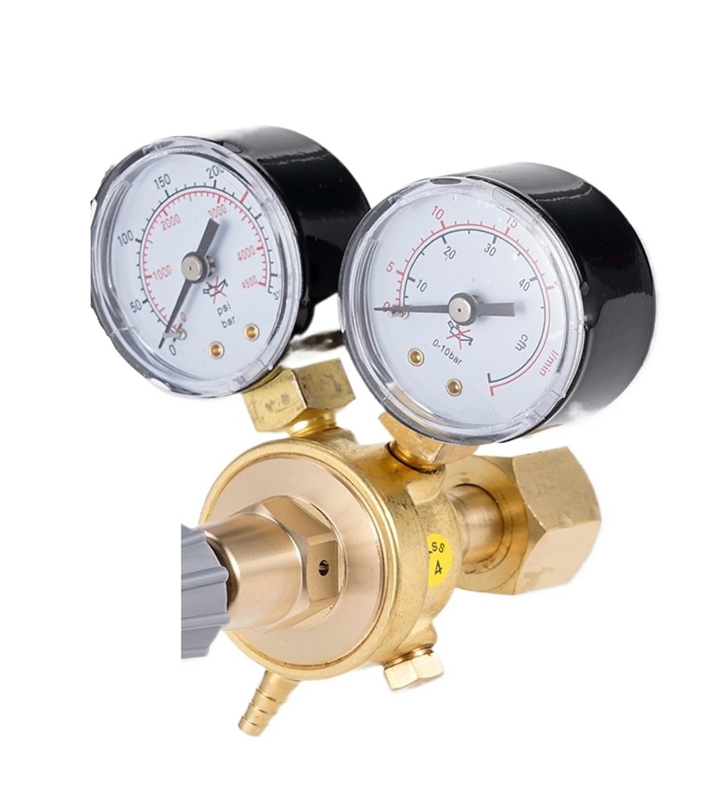Amokd 1Pcs Co2 Gas Bottle Pressure Regulator Carbon Dioxide Welding Pressure Reducer Gauge Welding Flow Meter Gauge W21.8 Connector