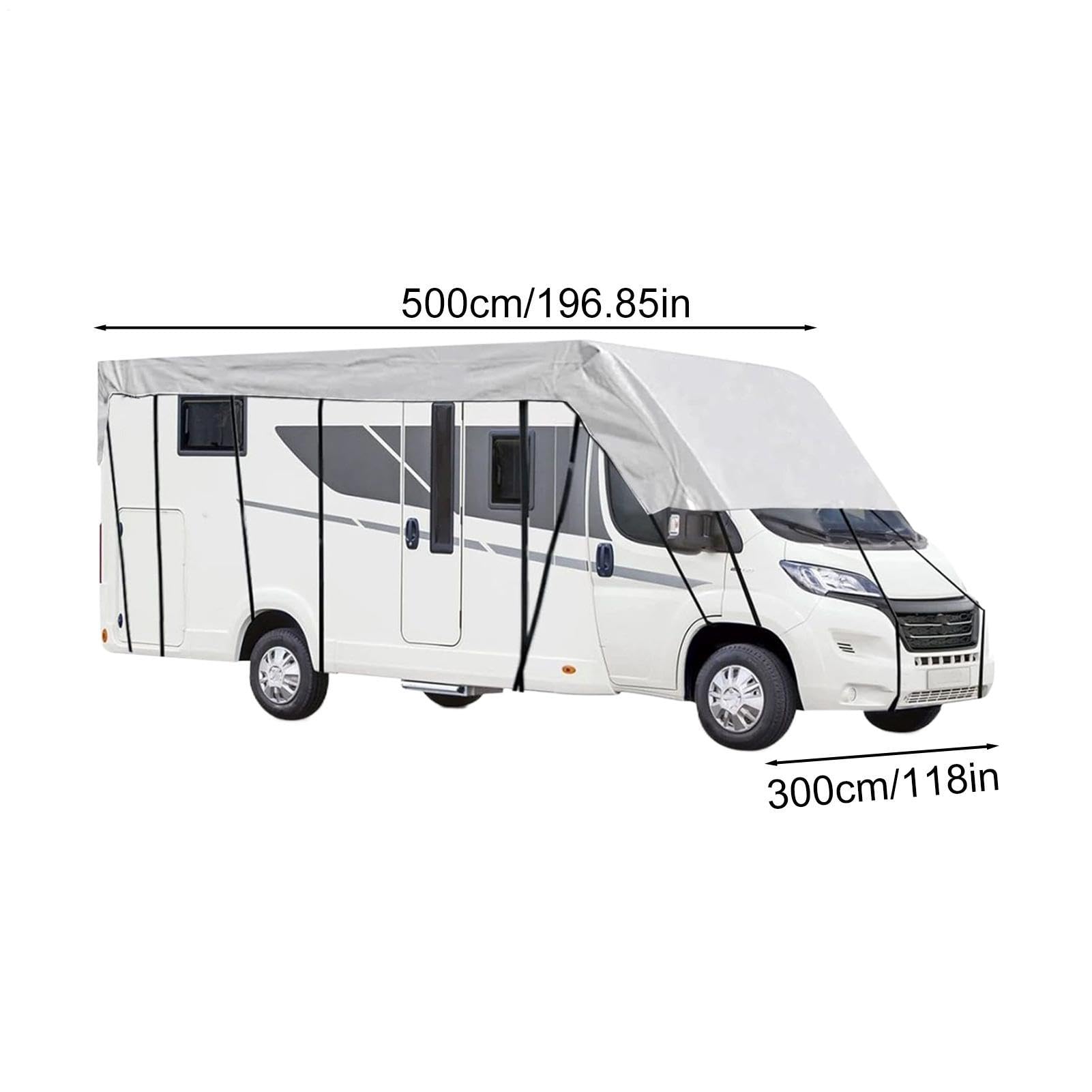 Wohnmobil Dachabdeckung Wasserdichte Segeltuchplane | Winddichte Sonnendichte Campingfahrzeug Verdeckabdeckung Für Reisen Camping Strandabenteuer Winterroadtrip Campingplätze Für