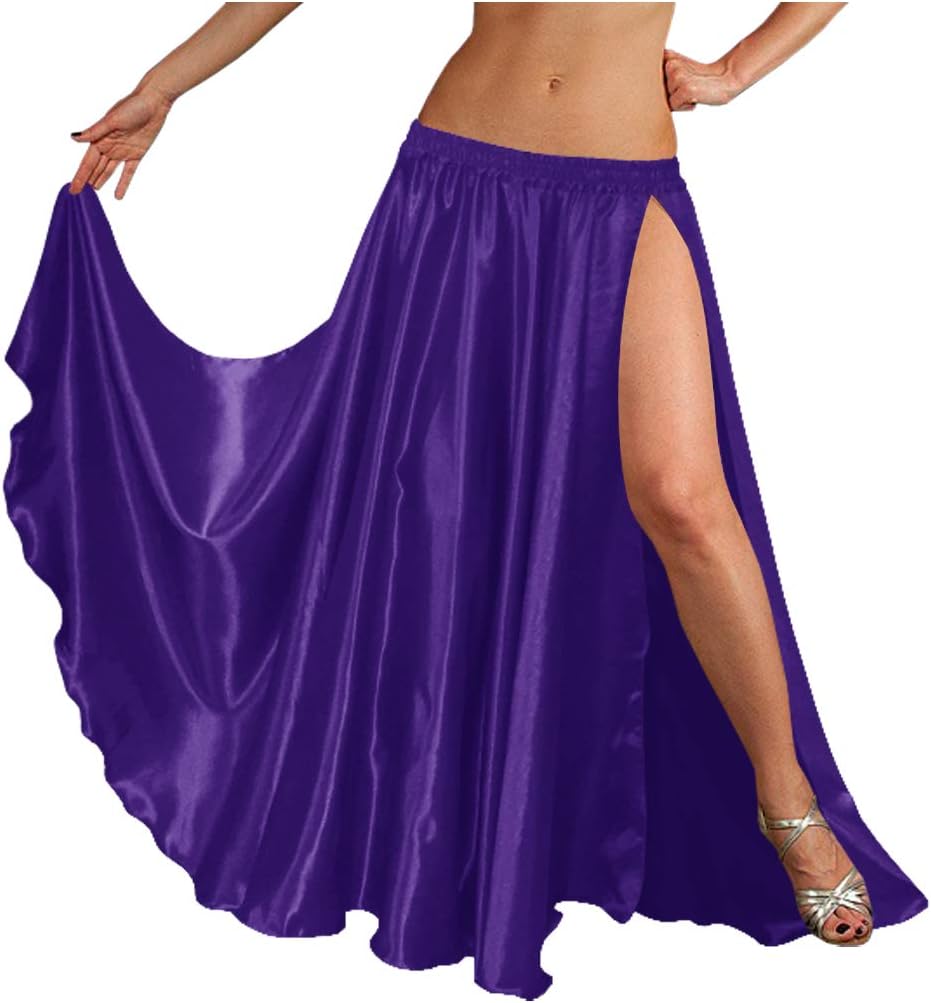 Indian Trendy 36 Long Womens Satin Slit Full Skirt Liberia Ubuy