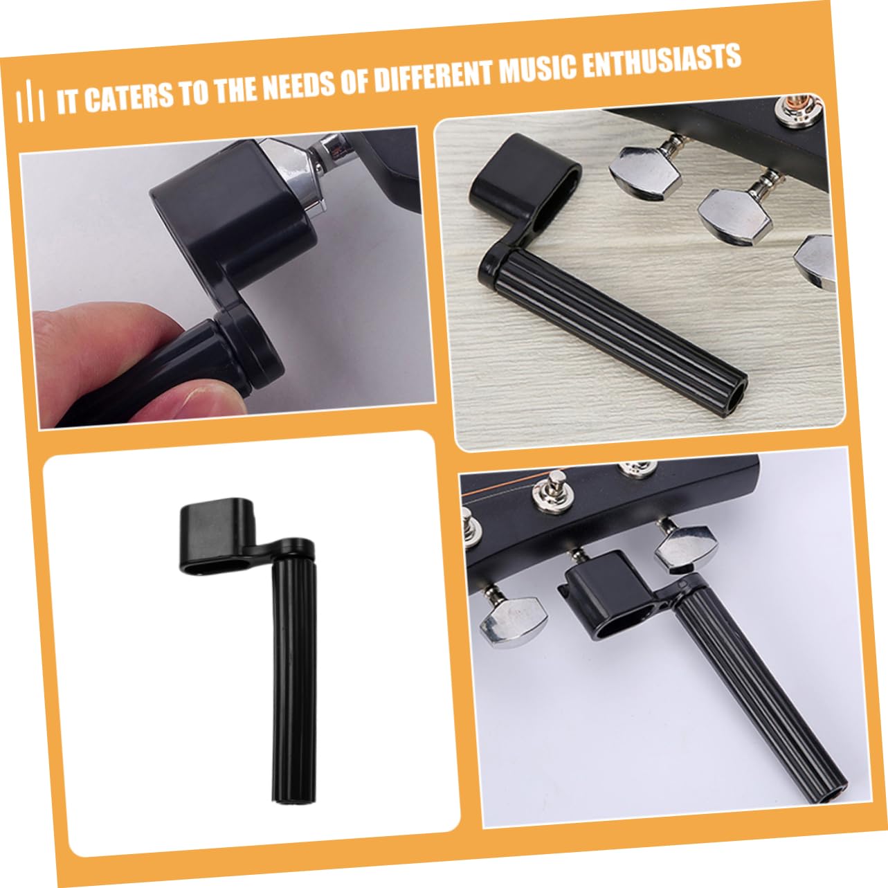 ibasenice 50piezas Enrollador De Cuerdas De Guitarra Accesorio Profesional Para Guitarras y Ukuleles Herramienta Práctica y Portátil Para Cambio Rápido De Cuerdas