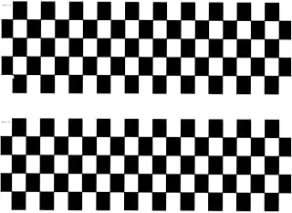 Whimsical Practicality RACING CHECKER BOARD Checks Birthday Cake Borders 3.5x10.5 inchs in size