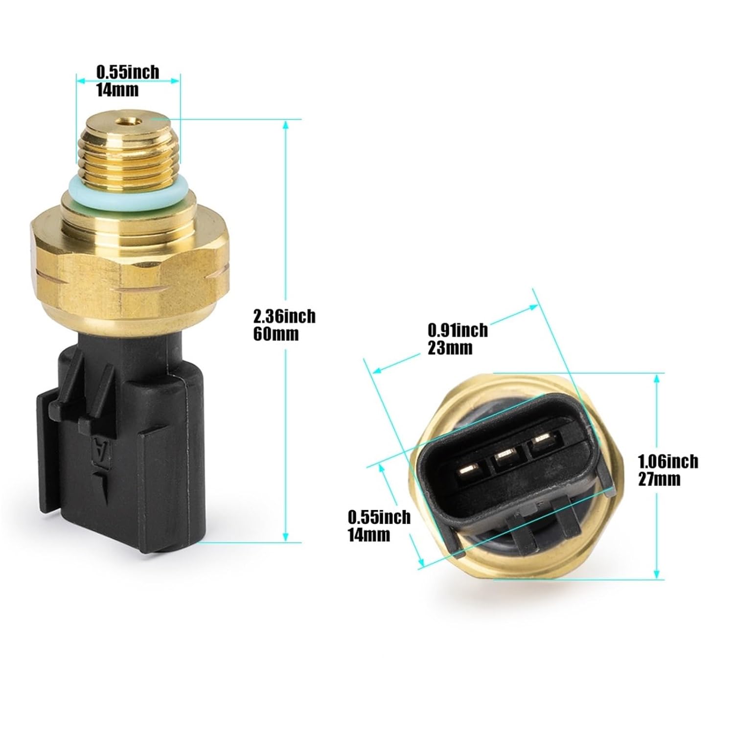 4921517 4358810 Engine Oil Pressure Sensor .Compatible for Cummins ISX ISM ISX11.9 ISX15 Engine Car Accessories 492-1517 435-8810