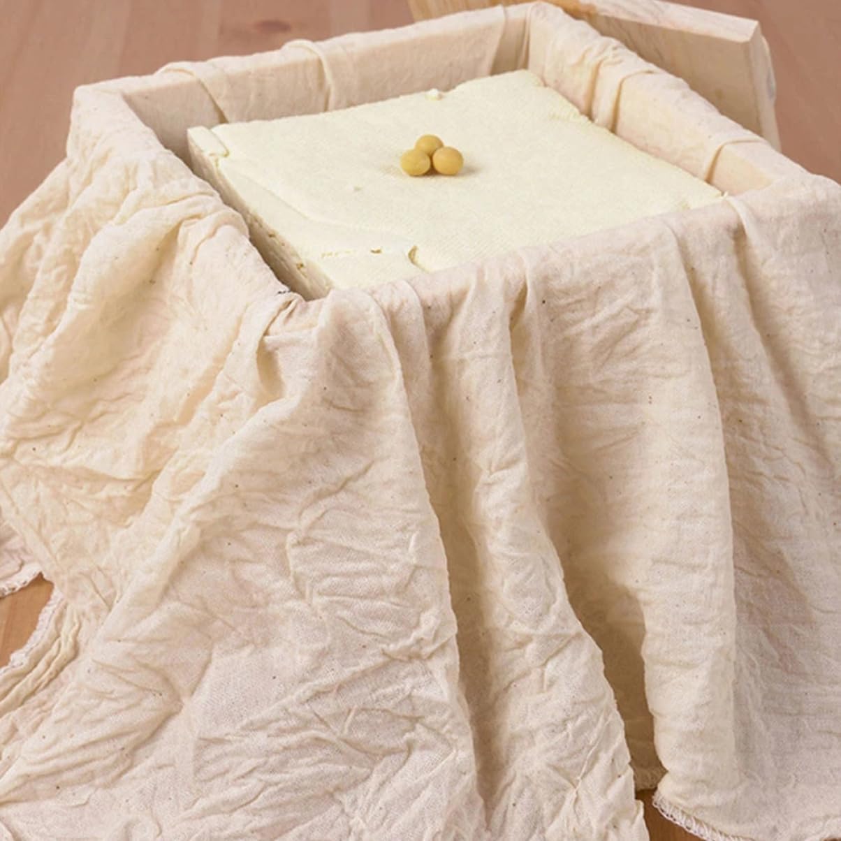 Cabilock 2pcs Quality Cheese Cloth Napkins Straining Cheesecloths for Kitchen Use and Cooking