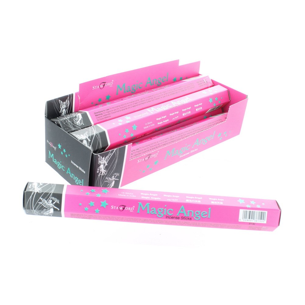 Puckator Pink Stamford Range Incense Sticks Pack Of 15 - Magic Angel