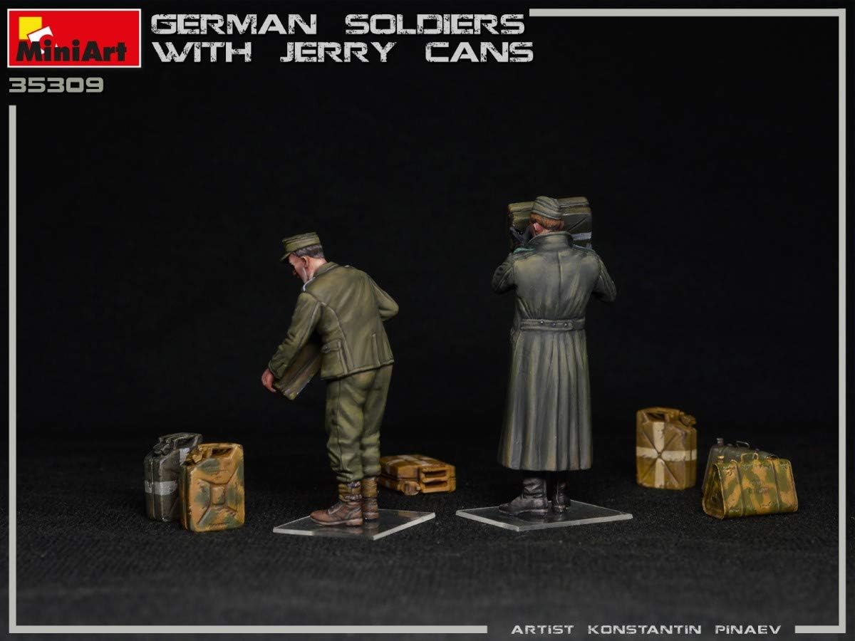 Miniart MA35286 1/35 German Soldier Set of 2 Fuel Cans, Plastic Model