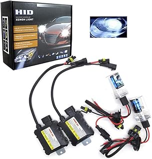 55W HID Xenon Kit - BOOMBOOST 10000K H7 Xenon hid Ballast HID Xenon Light Bulb Headlight Lamp 12V Xenon kit