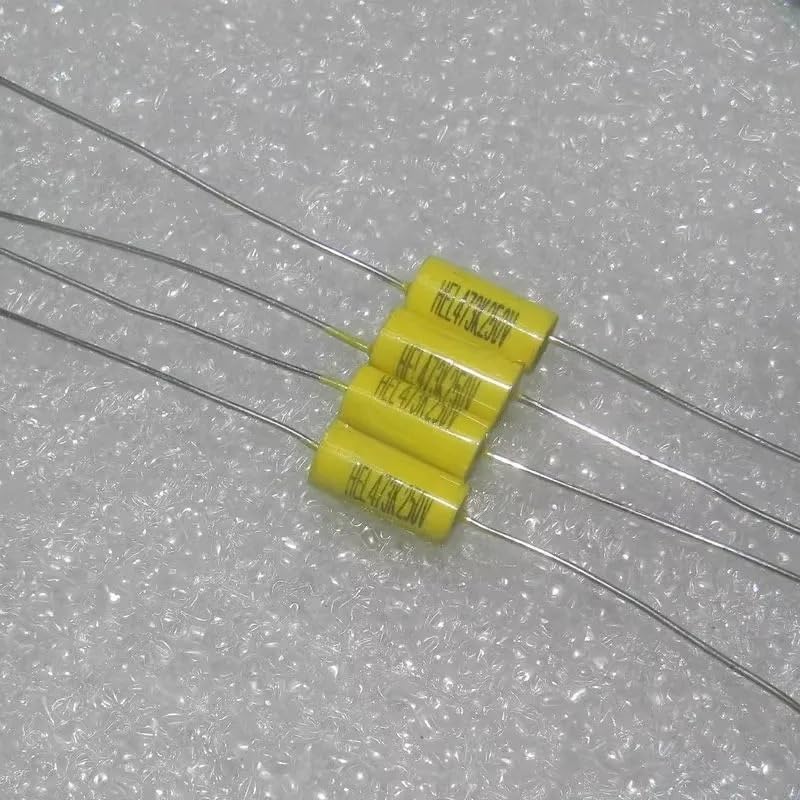 Condensadores axiales 47nF 250V para solucionar pérdidas de señal en equipos de audio vintage