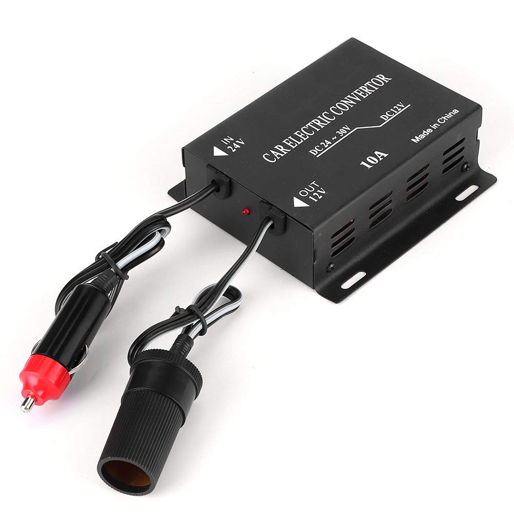 Convertitore di Tensione 10 A 24 V A 12 V Trasformatore di Alimentazione per Auto Trasformatore Step Down Universale per Camion Yacht Inverter di per Veicoli