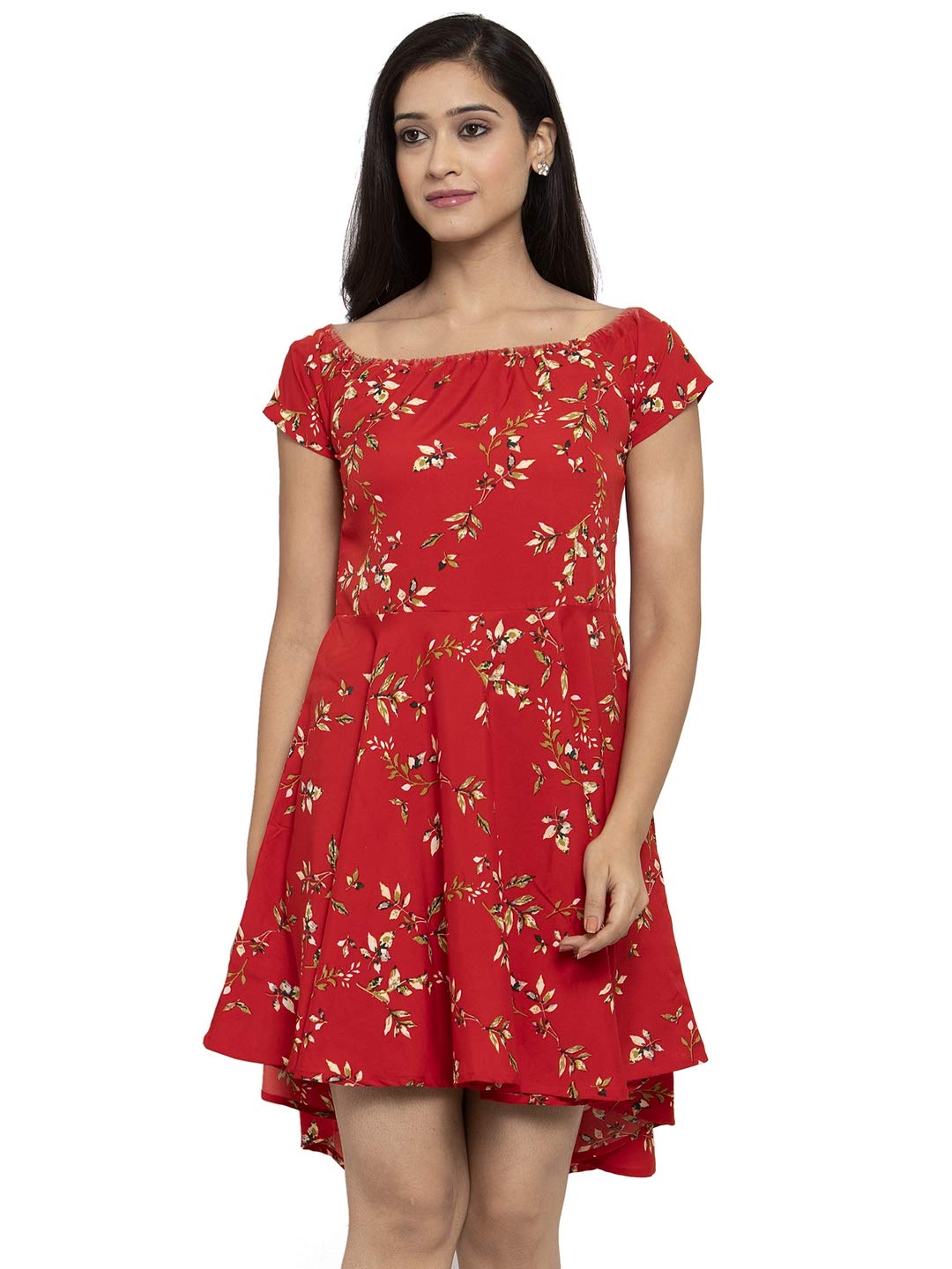 Karmic Vision Crepe A-Line Dress