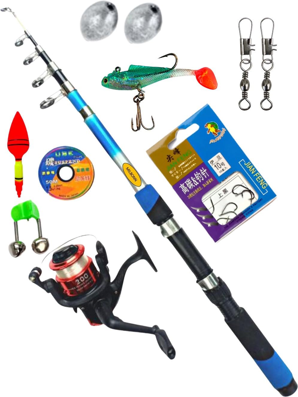 See full amazon price history chart for Telescopic Rod - Lightweight Sensitive Fishing Rod, Tournament Quality Spinning Fishing Rod | Fishing Chain Set 2 by 2 Chain Set Telescopic Rod - Lightweight Sensitive Fishing Rod, Tournament Quality Spinning Fishing Rod | Fishing Chain Set 2 by 2 Chain Set (B0CWGXRB8P) Amazon Price History, Amazon Price Tracker