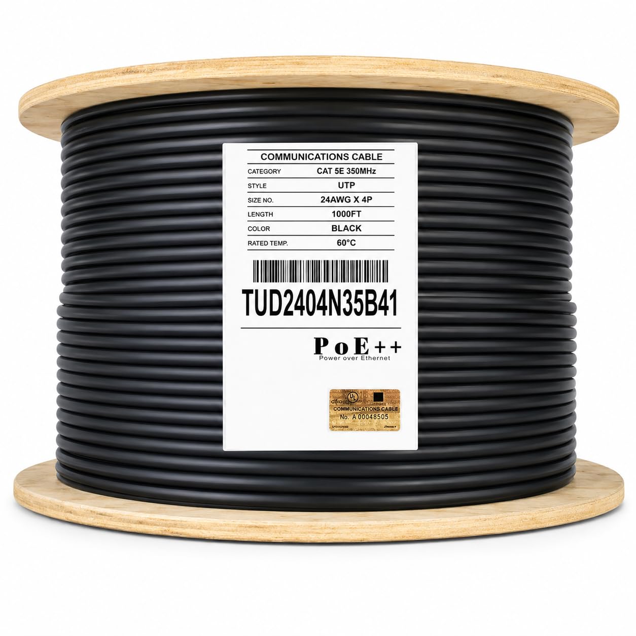 Sepoltura diretta non schermata Cat5e - 24AWG, UTP, riempimento