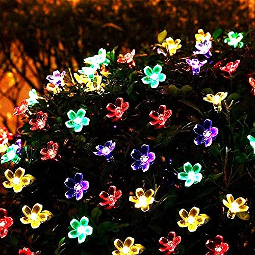 Image of Desidiya 16 Flower LED Lights Indoor /Outdoor Decoration for Diwali, Christmas, Wedding, Party, Home, Patio Lawn with Battery. (Multicolor - Pack of 1)