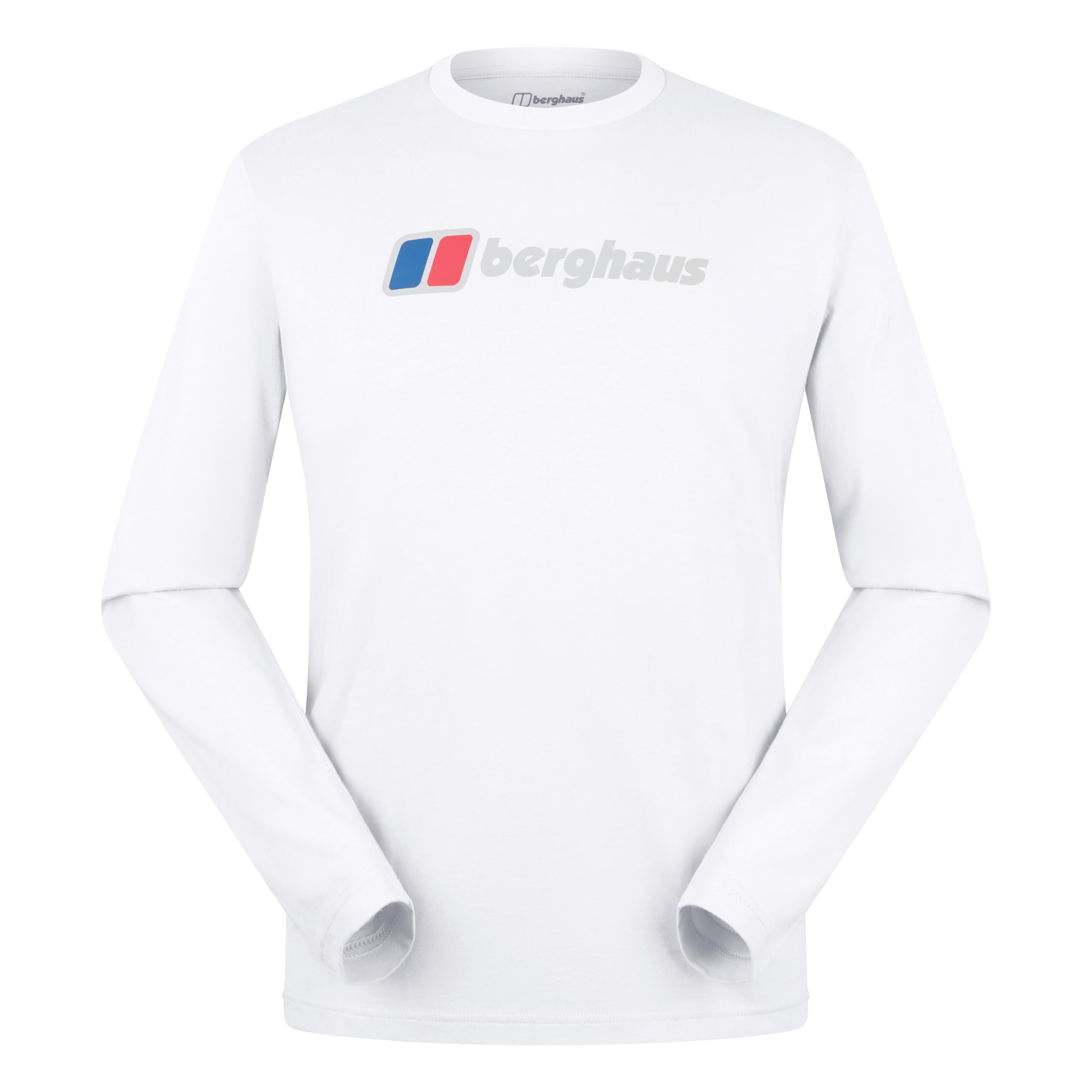 Berghaus Men's Big Logo T-Shirt | 100% Cotton Non-Technical T-Shirt, Pure White, L