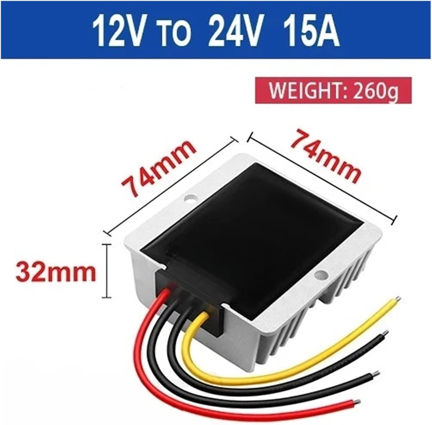 12V to 24V 8A DC DC Converter Step Up Stabilizer Voltage 12 to 24Volts Regulator Boost Module