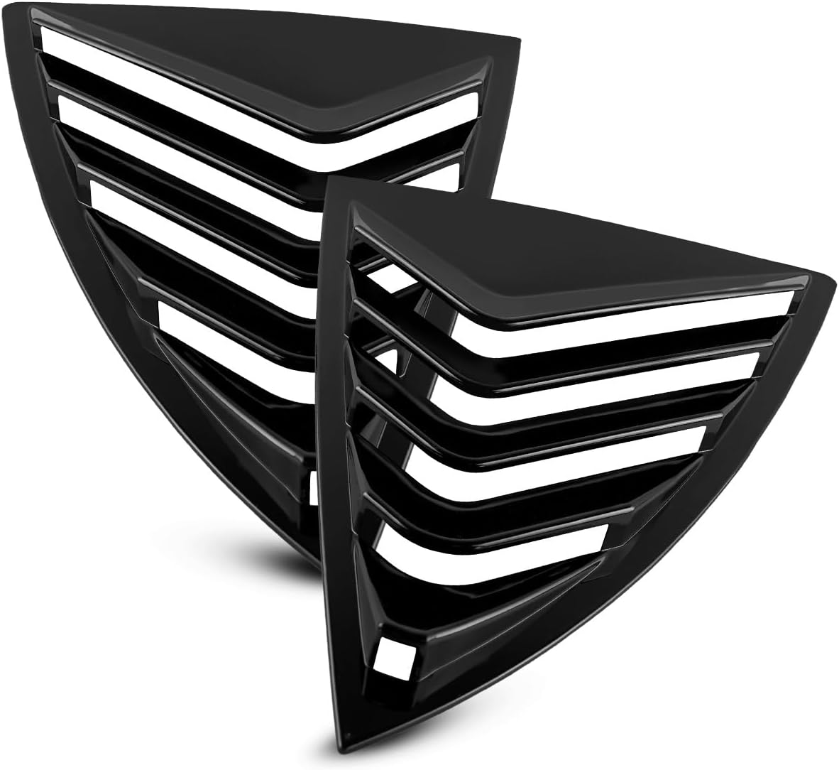 Rear Side Window Cover Louver Fit for Tesla Model 3 2017-2025 Decoration Accessories, 2Pcs