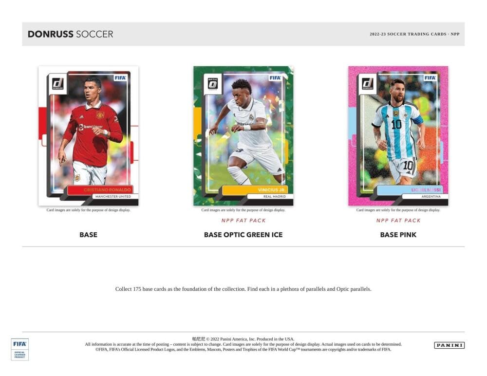 Amazon.com: 2022-23 Panini Donruss Soccer Jumbo Value Pack (25