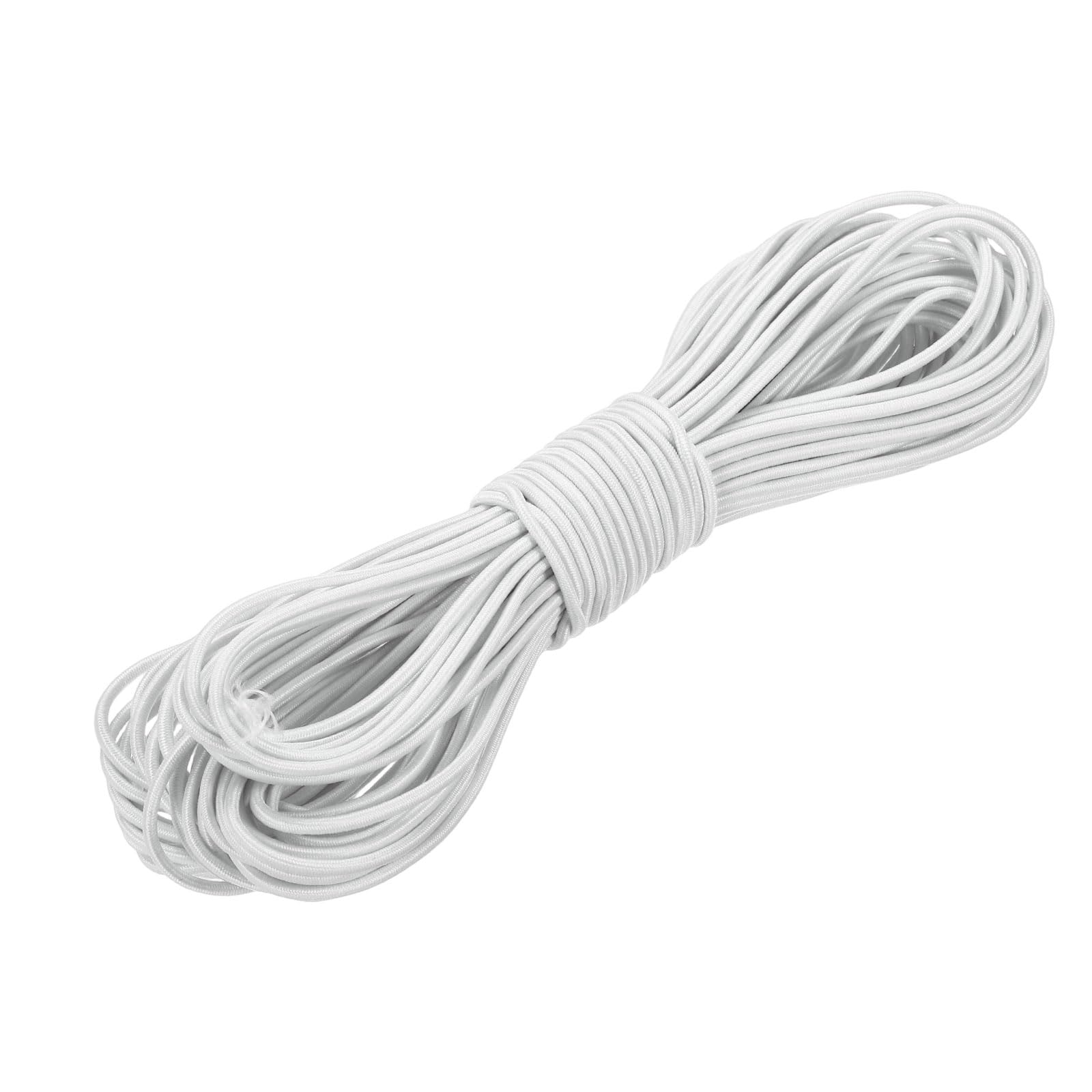 PATIKIL Elastic Bungee Cord, (1/12" x 67 Ft, White) Heavy Duty Polyester Bungee Cord Suit for - DIY Projects Kayak Strap Tarp Tie Down Canopy Boating Camping Tent โ image 1