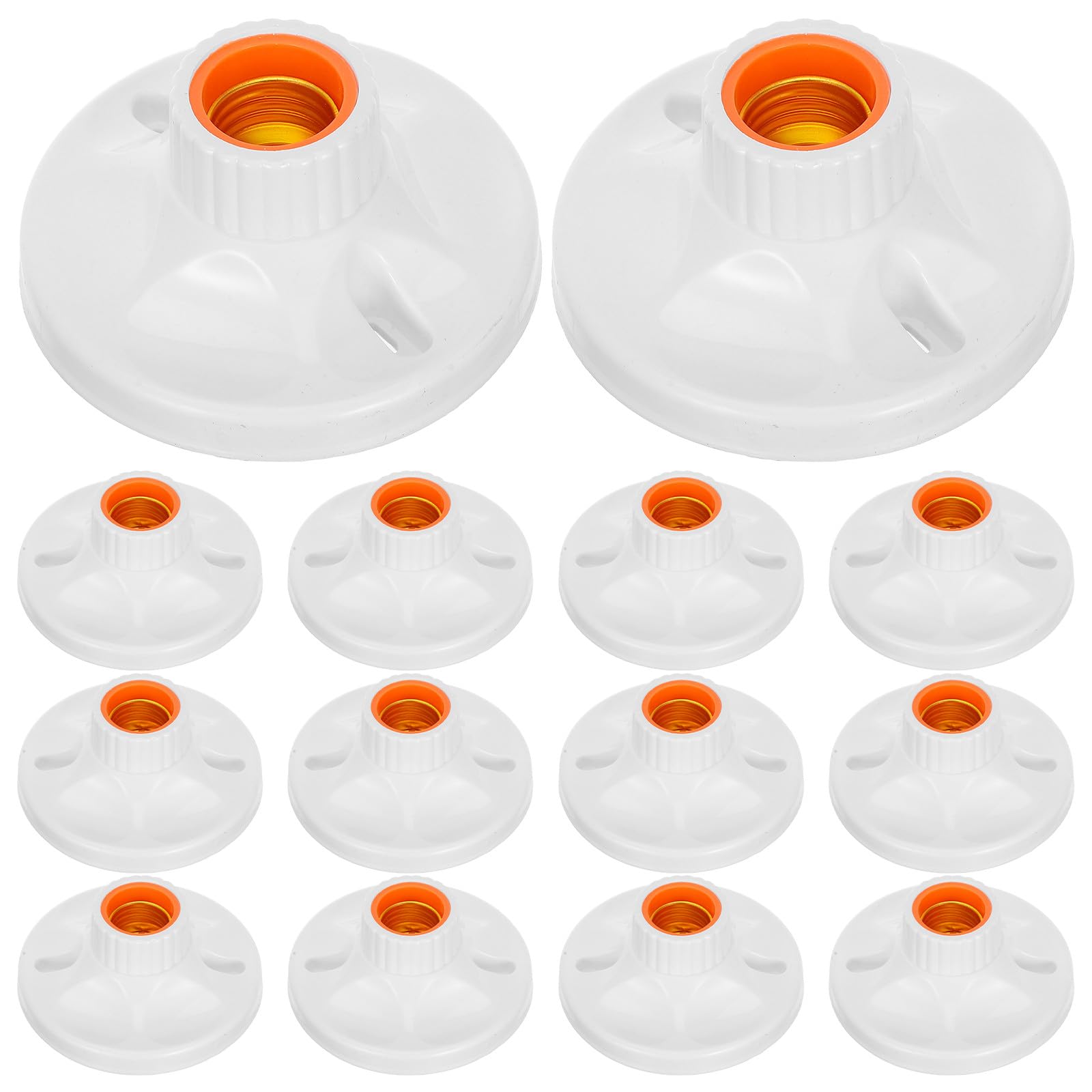 Lot de 24 Douilles E27 en Bakélite 120 MM Culots de Lampe à Vis pour Ampoules LED Support de Rechange pour Plafonnier Adapté Ac Accessoire Électrique Fiable pour Éclairage