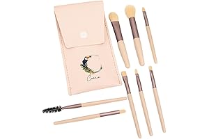 Personalized Makeup Brushes with Makeup Bag