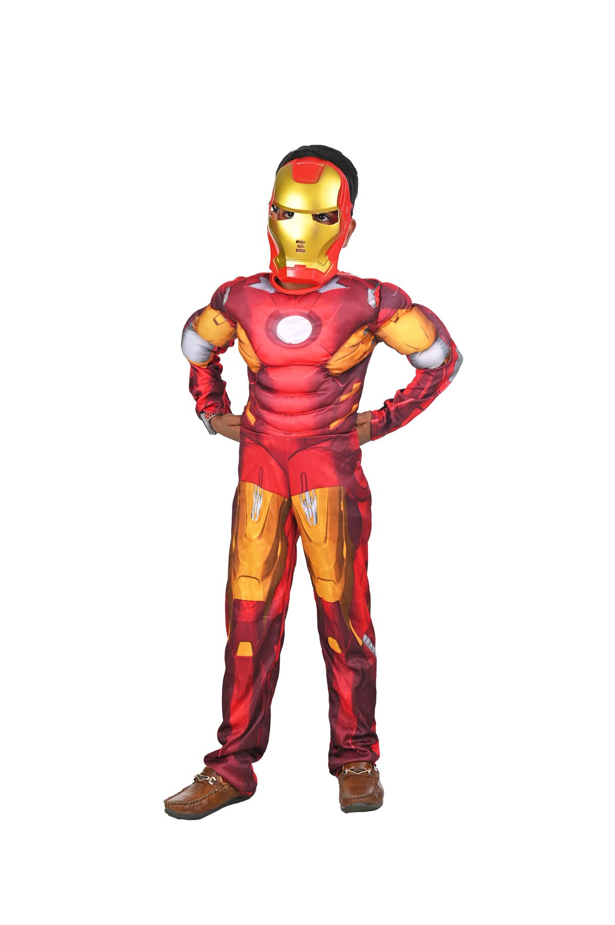 BookMyCostume The Red Yellow Superhero Muscles Kids Fancy Dress Costume - Imported 3-4 years (B08KT86FZ1) Amazon Price History, Amazon Price Tracker