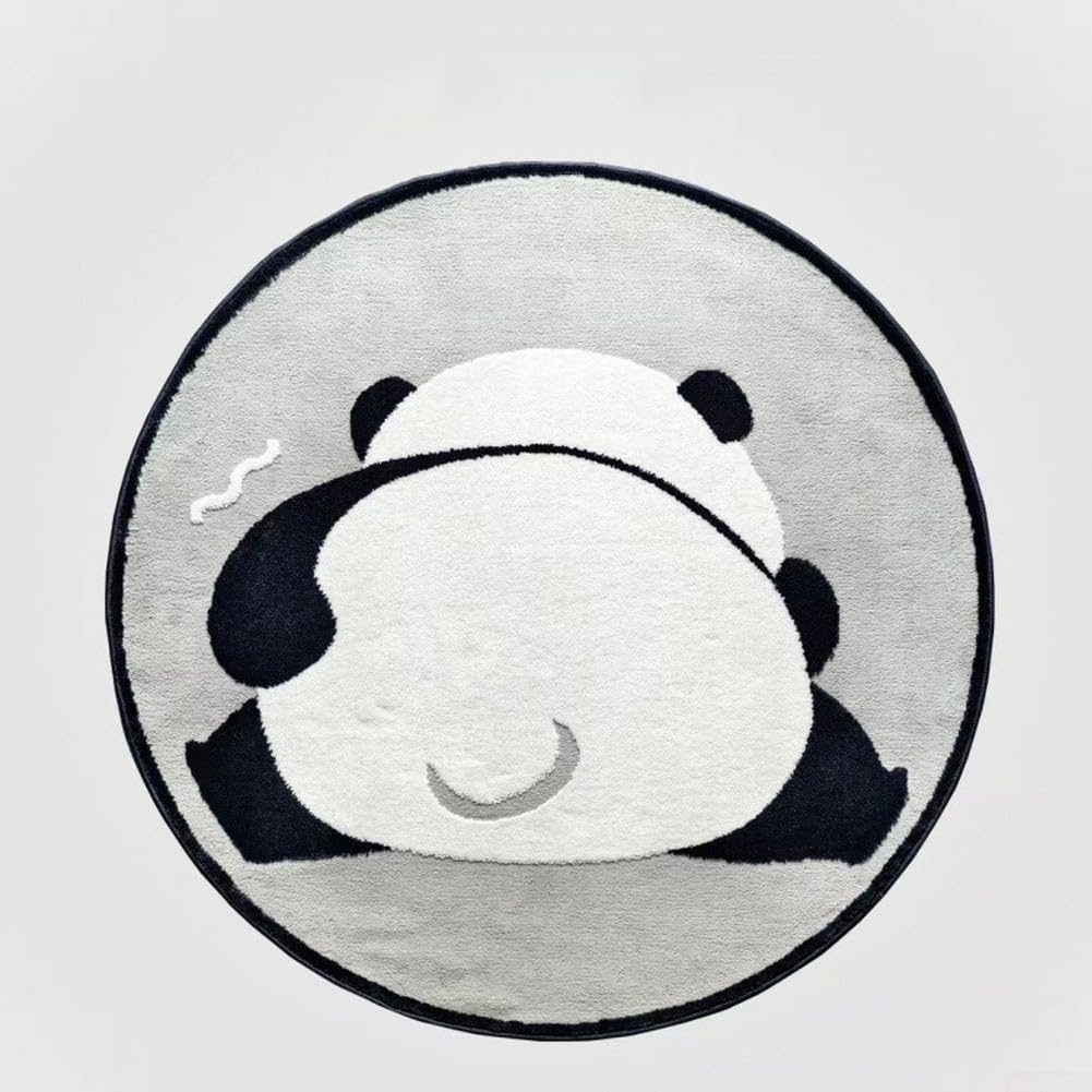 Tapis Rond pour chambre 60cm Dessin Animé Doux Tapis Rond pour(120 * 120cm)