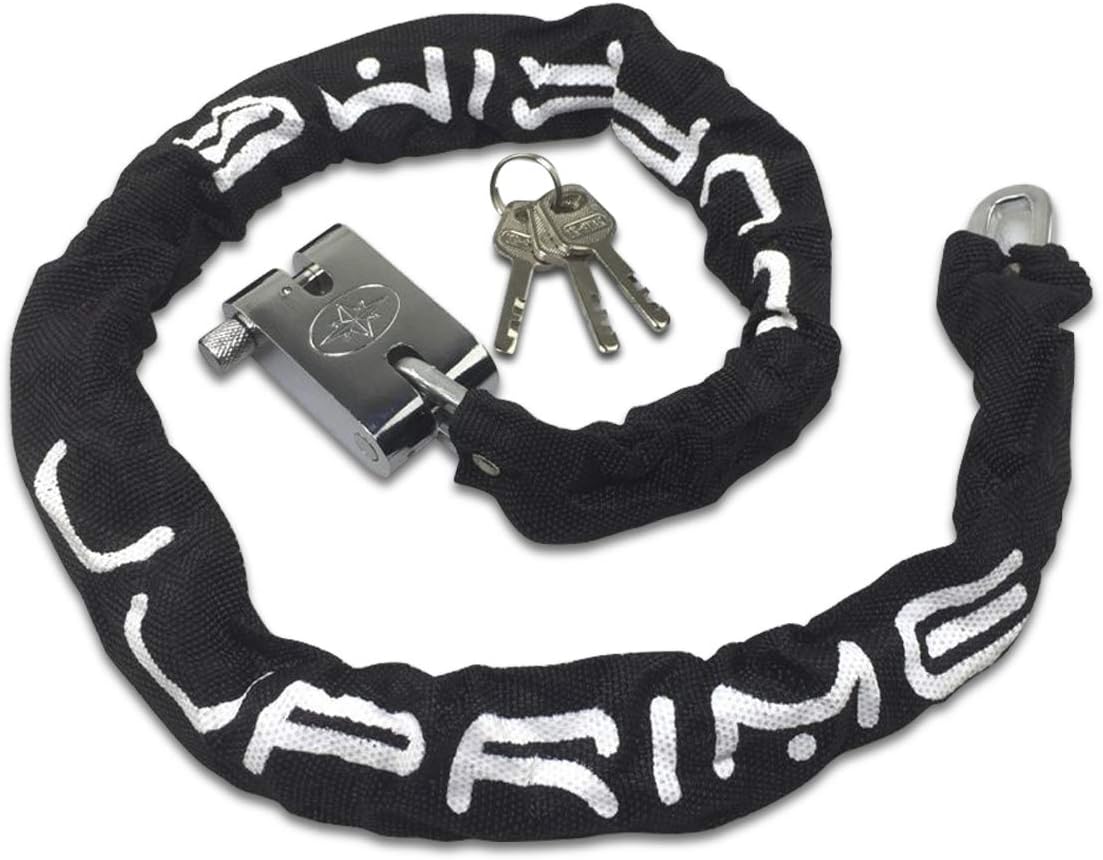 WSS - Mountain Bike Lock Heavy Duty | Bike Chain Lock | Bicycle Locks High Security | Padlocks With Keys for Bike, Bicycle, Gate, etc