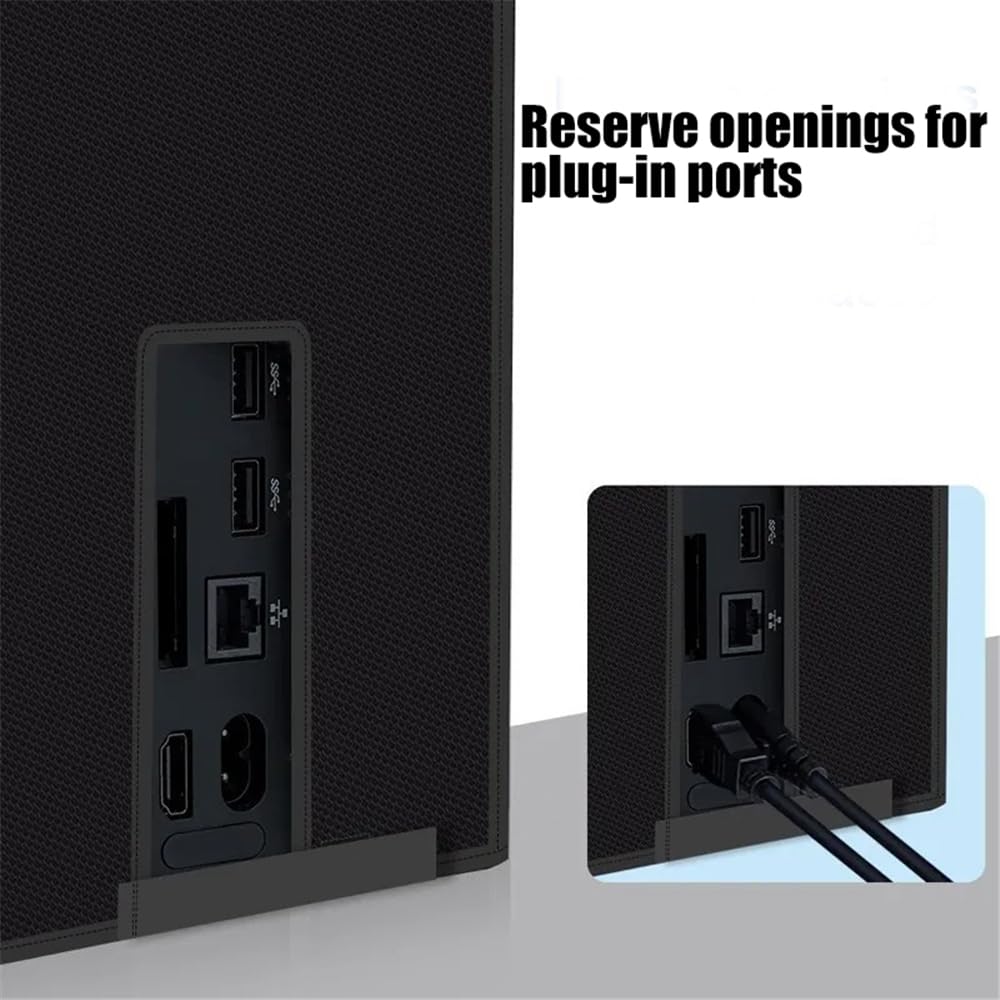 Cubierta antipolvo para consola Xbox Series X, funda protectora de tela Oxford, impermeable, a prueba de polvo, antiarañazos, para consola de juegos Xbox Series X, puerto de cable de fácil acceso