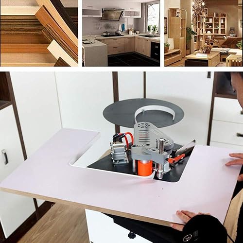 Miniatura 3 de Juego de máquina de bandas de borde, máquina de bandas de borde de escritorio 2  19.7 ftmin Máquina de bandas de borde para carpintería Máquina de