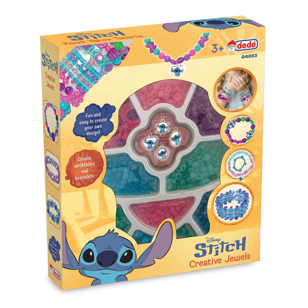 Dede Stitch Tekli Kutu Takı Seti