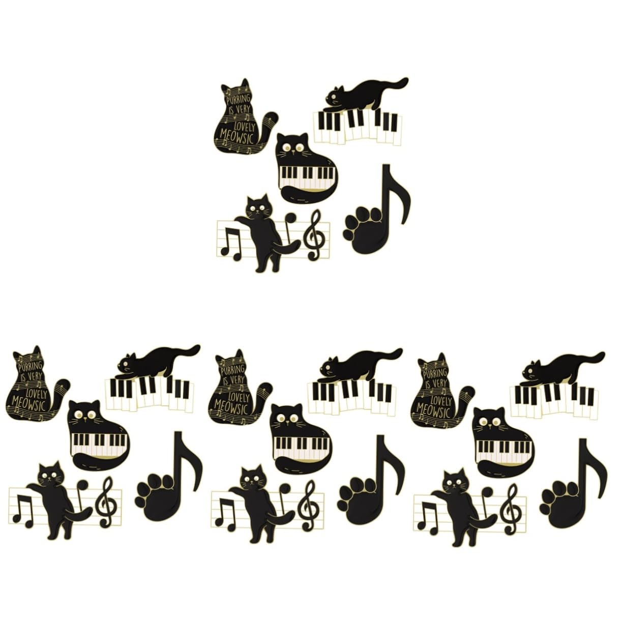 Épingle animale kawaii chat pour fermer et décorer les châles - 8