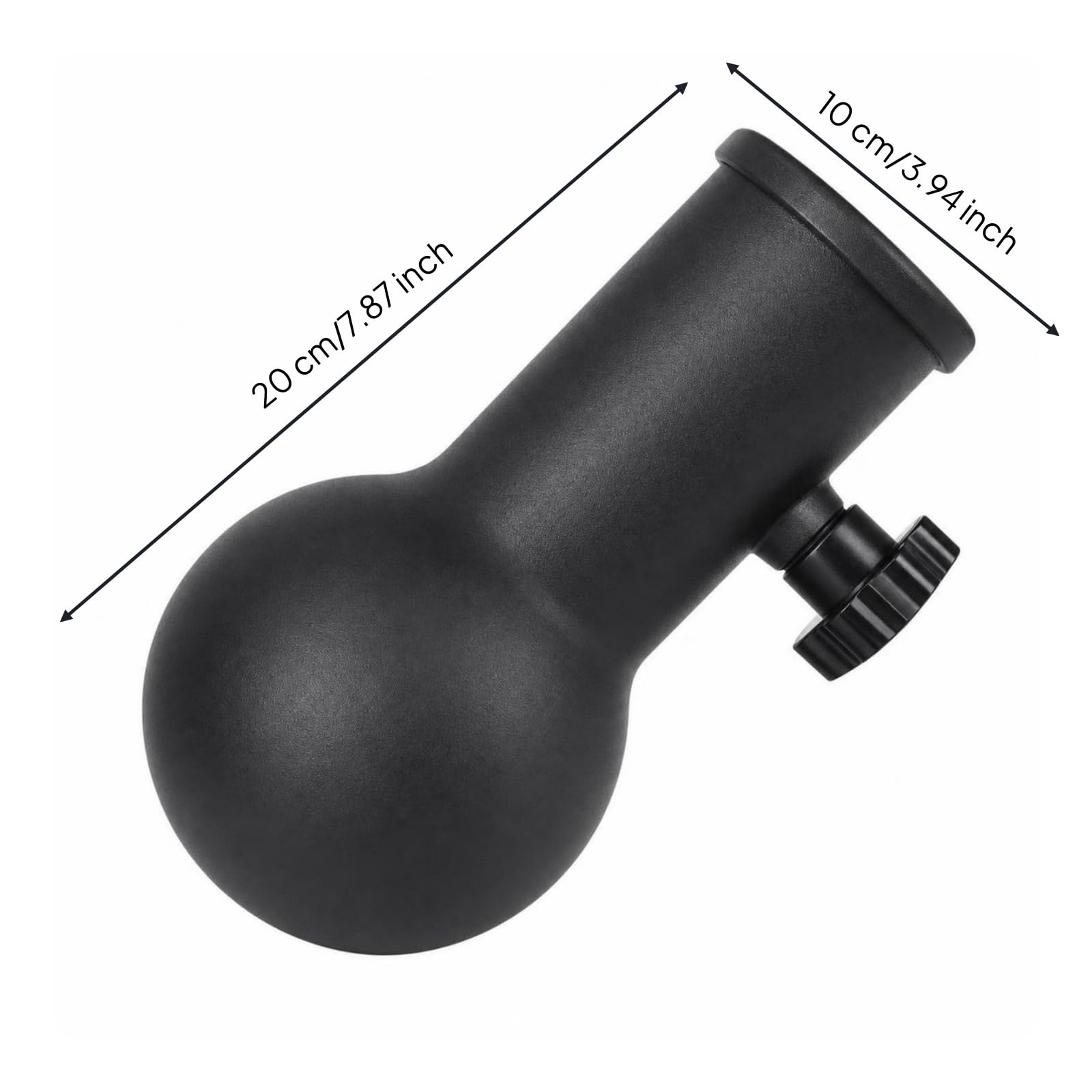Fitness Training Handle Anclaje Giratorio para Barra Base de Metal Resistente Manguito Cilíndrico con Bloqueo Movimiento Multidireccional en Acero