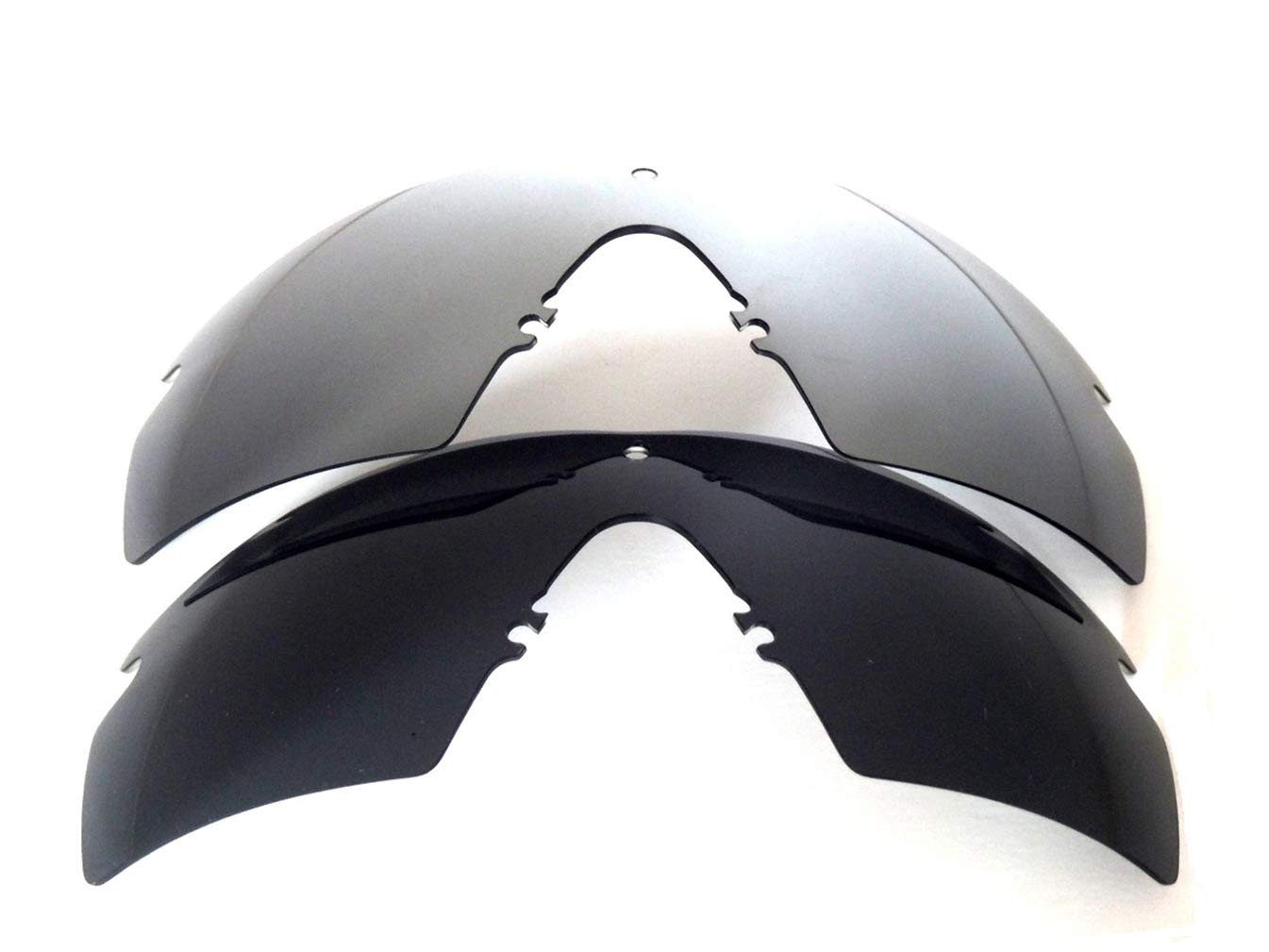 Galaxy Replacement Lenses Compatible For Oakley Si Ballistic M Frame 2.0 Z87 Black/Titanium 2 Pair