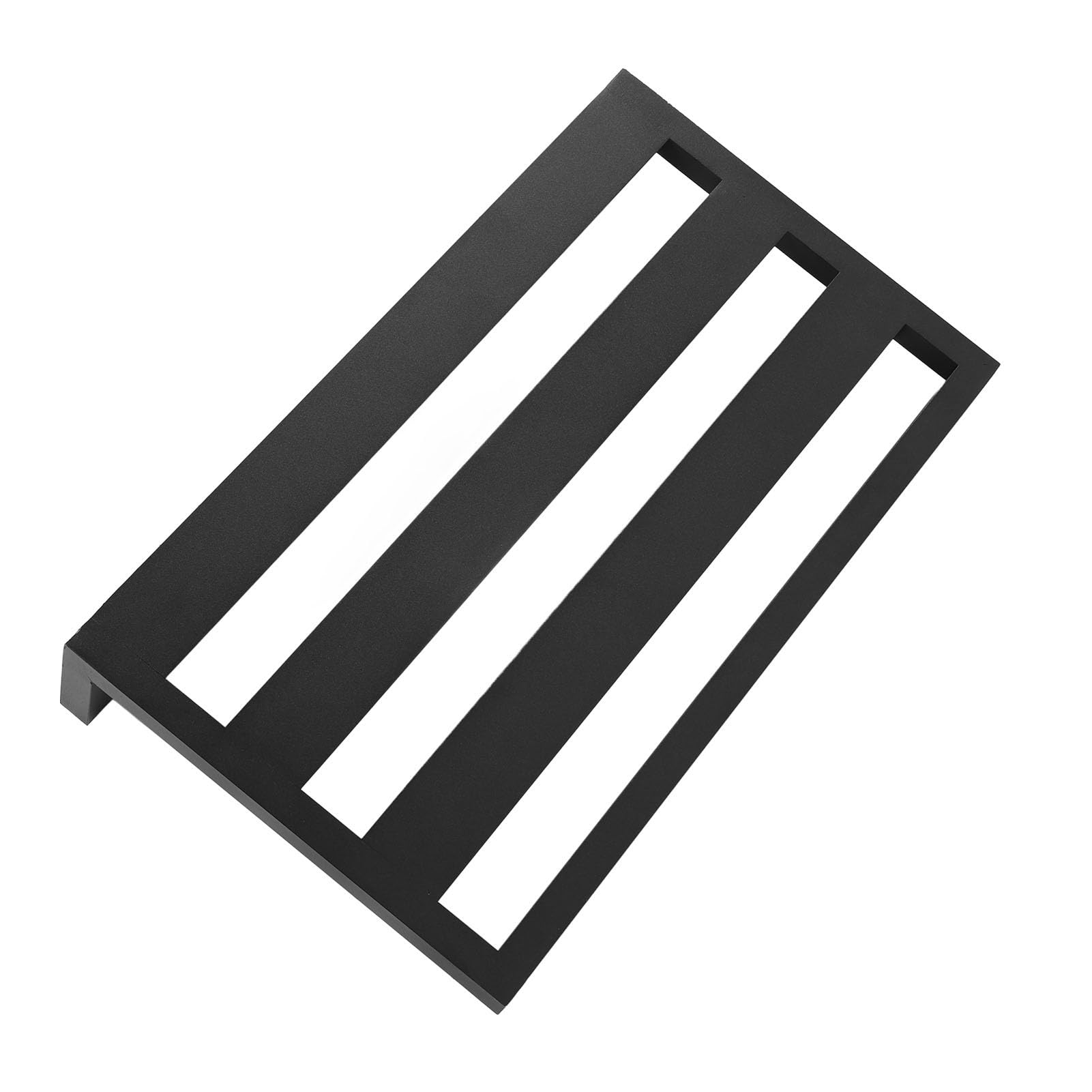 HUIOP Pedaliera per Effetti per Chitarra Elettrica Antiscivolo con Fissaggio Portatile in Lega di Alluminio con Custodia, Angolo di Inclinazione Ergonomico, Facile Utilizzo per
