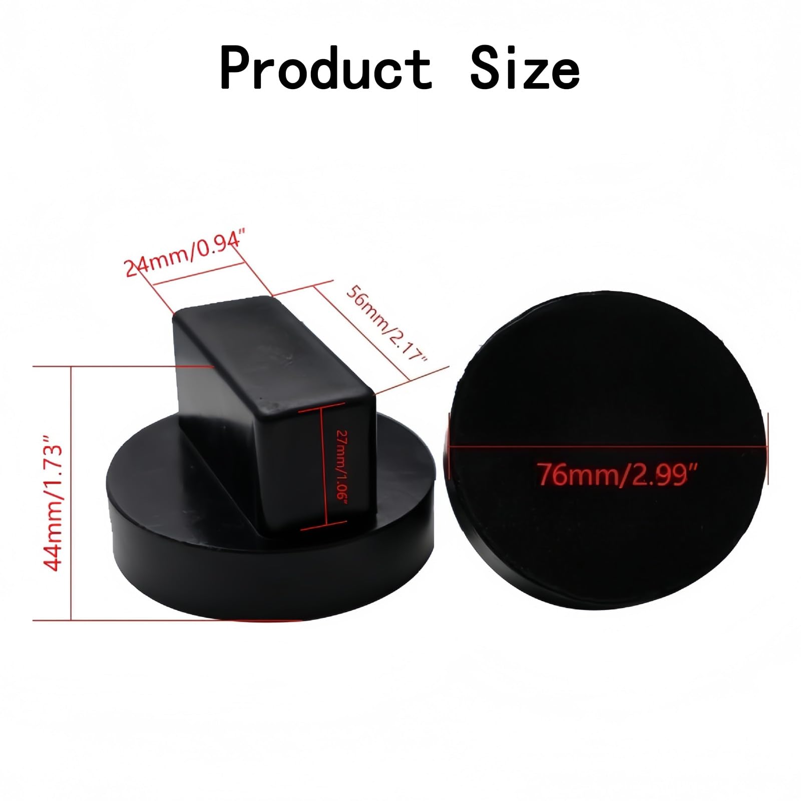 4Pzs Tamponi di Sollevamento in Gomma per Benz AMG GT (C190) 2015-2021 | Blocco cric adattatore telaio supporto robusto solido manutenzione officina cambio ruota pneumatico accessorio veicolo