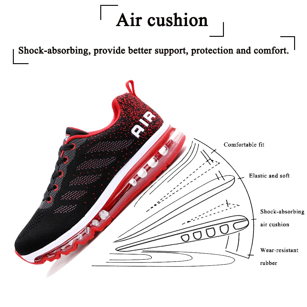 sotirsvs Uomo Donna Air Scarpe Running Sneakers da Ginnastica Corsa Casual da Fitness Scarpe da Tennis Jogging Sportive 34-46 EU
