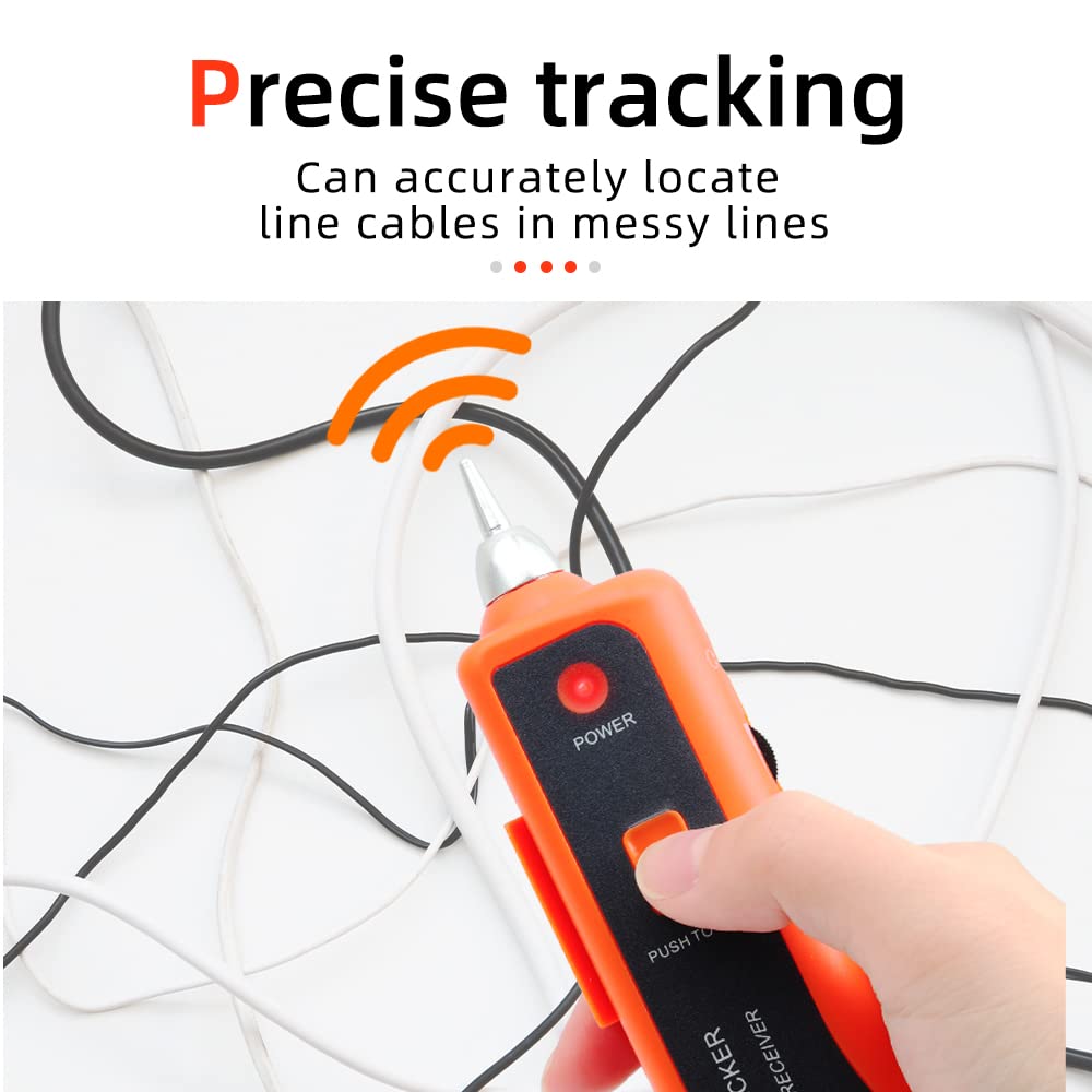 Tracker kabli Ethernet LAN, wielofunkcyjny tester kabli do CAT5 CAT6 RJ45 RJ11 z klejeniem do konserwacji sieci, połączenie linii telefonicznej, słuchawki do klejenia kabli