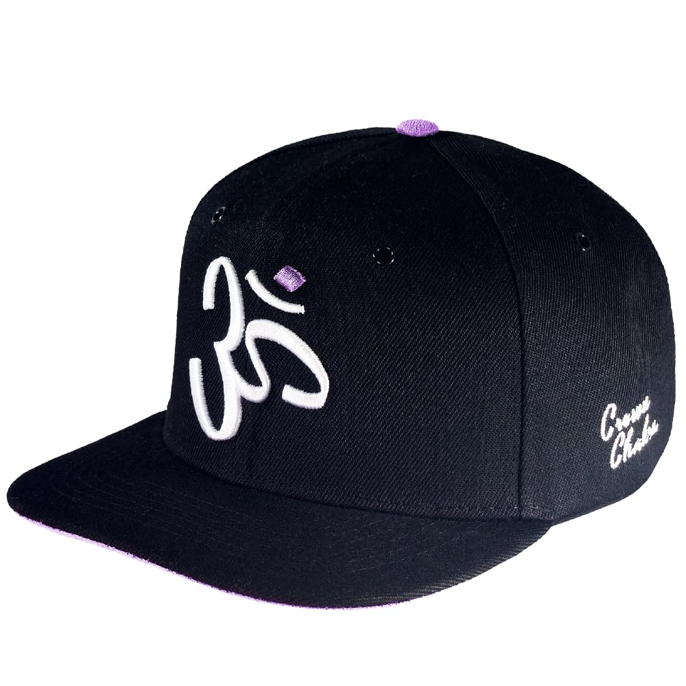 Nebelkind Snapback-Cap-Herren Damen Crown Chakra, Einheitsgröße OneSize, Größenverstellbar, Unisex, hochwertige Basecap trendig, Streetwear Style, Baseball-Kappe, gerader Schirm, Retro