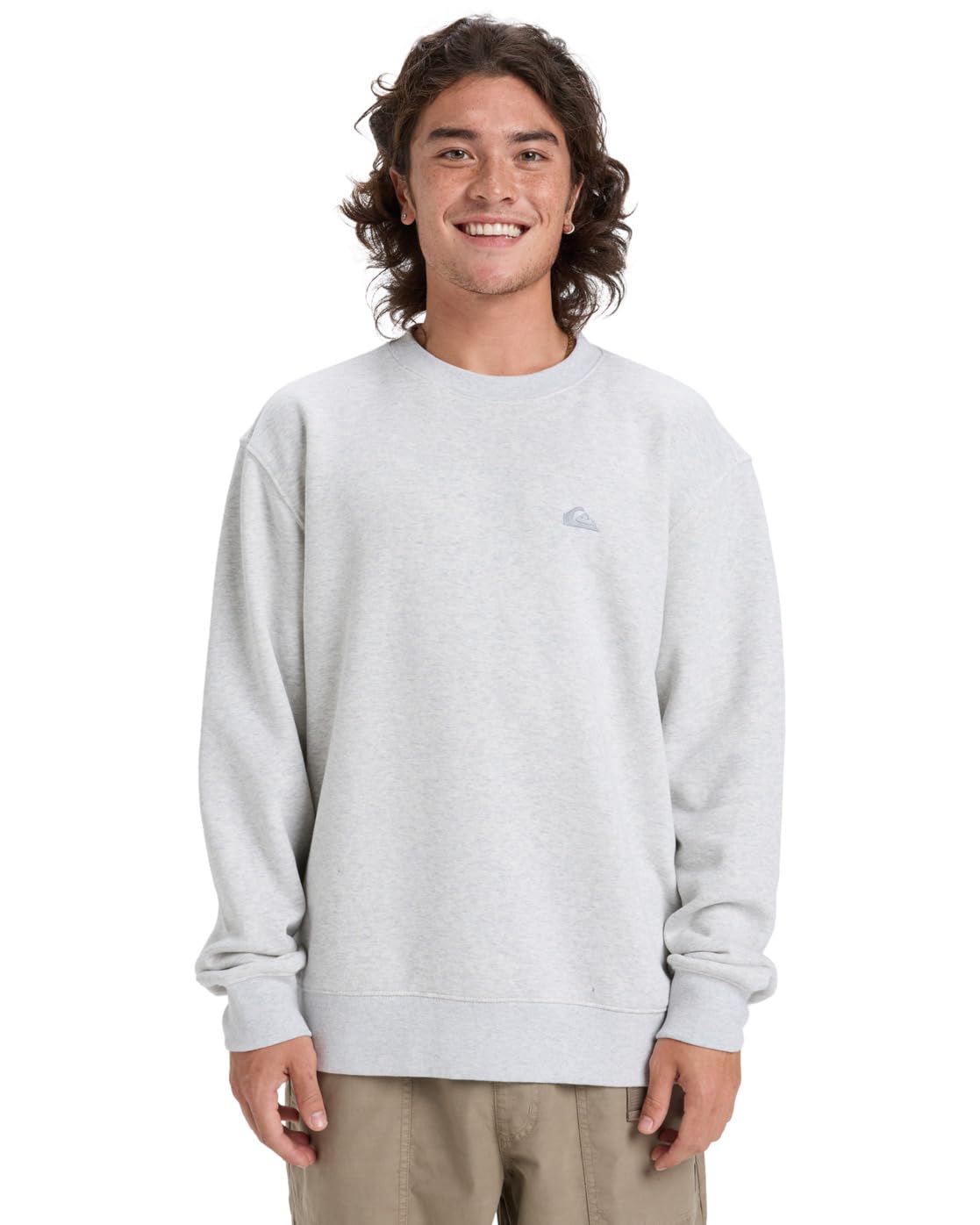 Quiksilver Fleece sweater SALT WATER CREW Men's Grey XXL