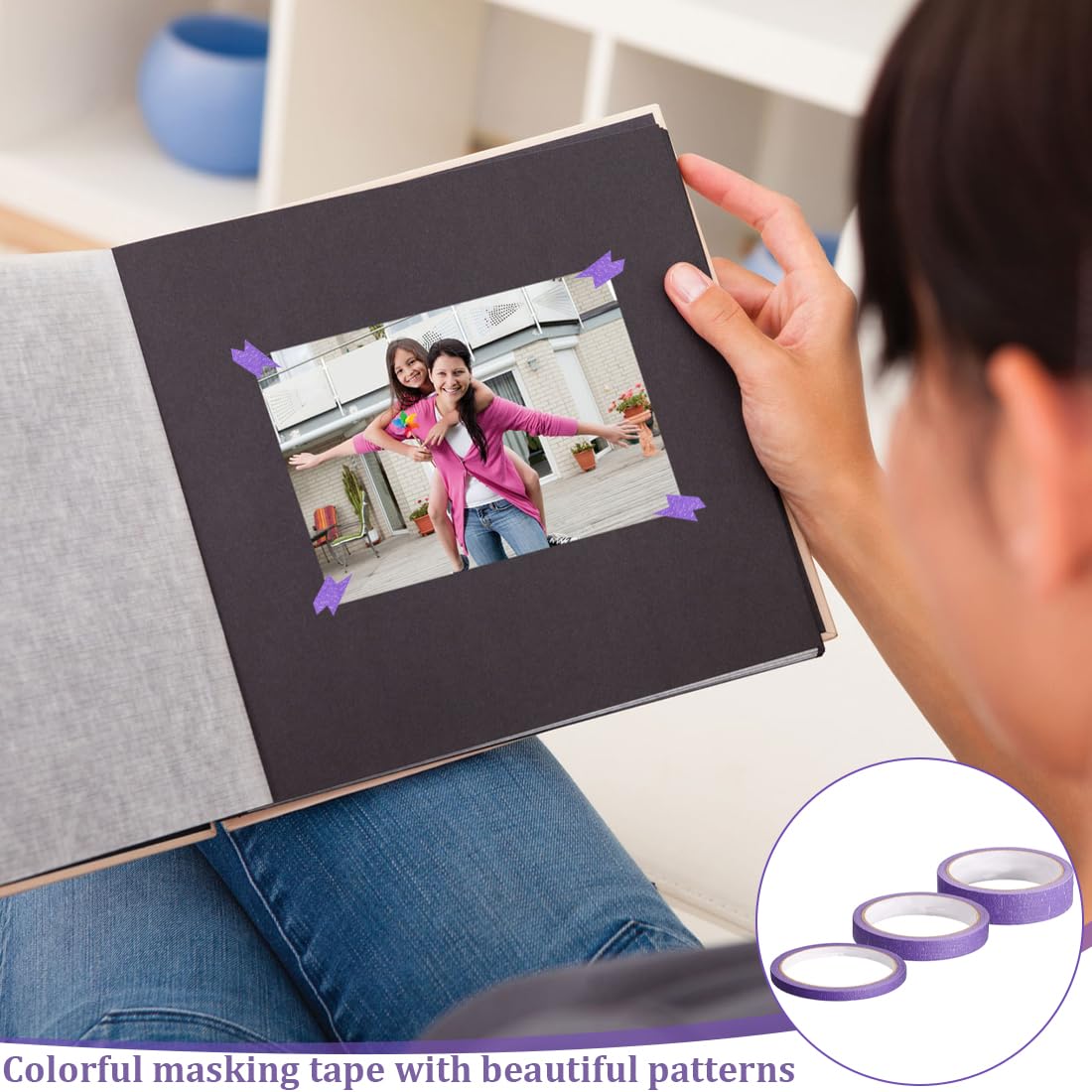 Nastro Mascheratura Dpm Tapes - Vinilico, 3mm X 55m, Viola, Per Precisione - Foto 8