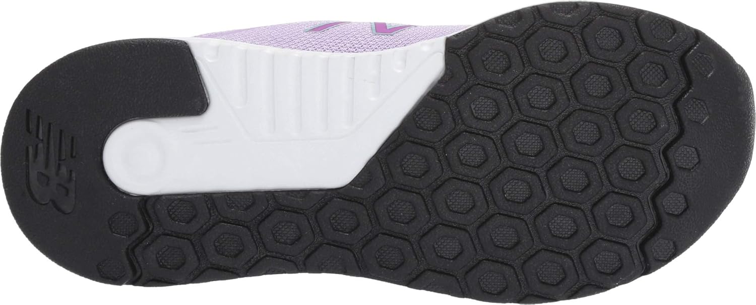 New Balance Kid's 455v2 Hook and Loop Running Shoe 2 Infant Dark Violet Glo/Voltage Violet