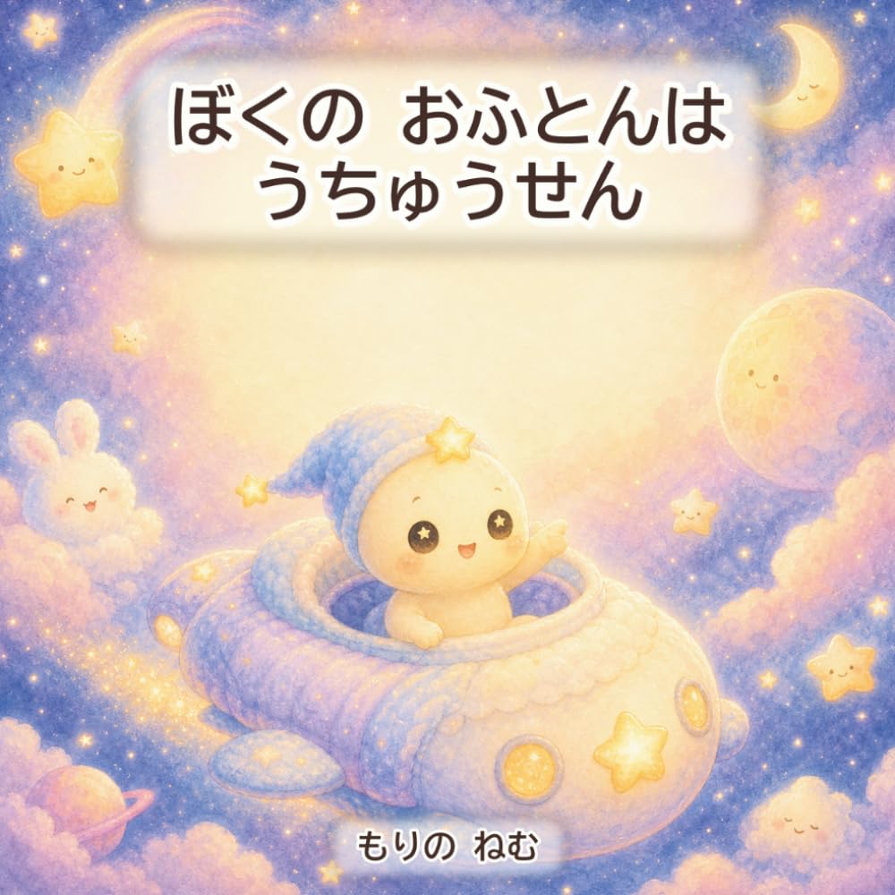 ぼくの おふとんは うちゅうせん: 3歳 4歳 5歳 6歳 お休み前の読み聞かせ絵本 眠れない夜の不思議な冒険