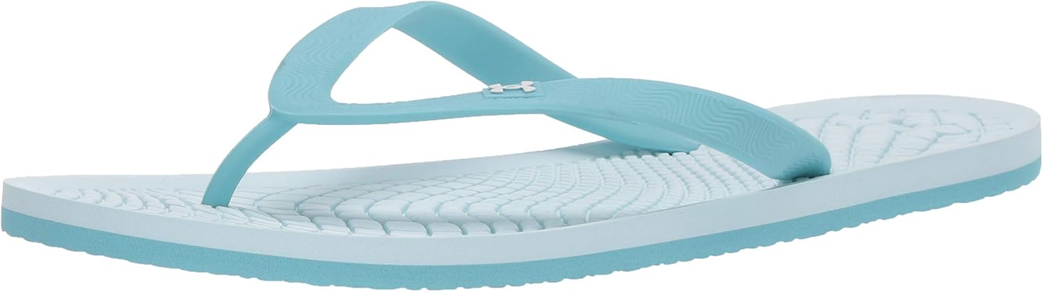Under Armour Women's Atlantic Dune T Flip-Flop 10 Rift Blue/Blue Haze