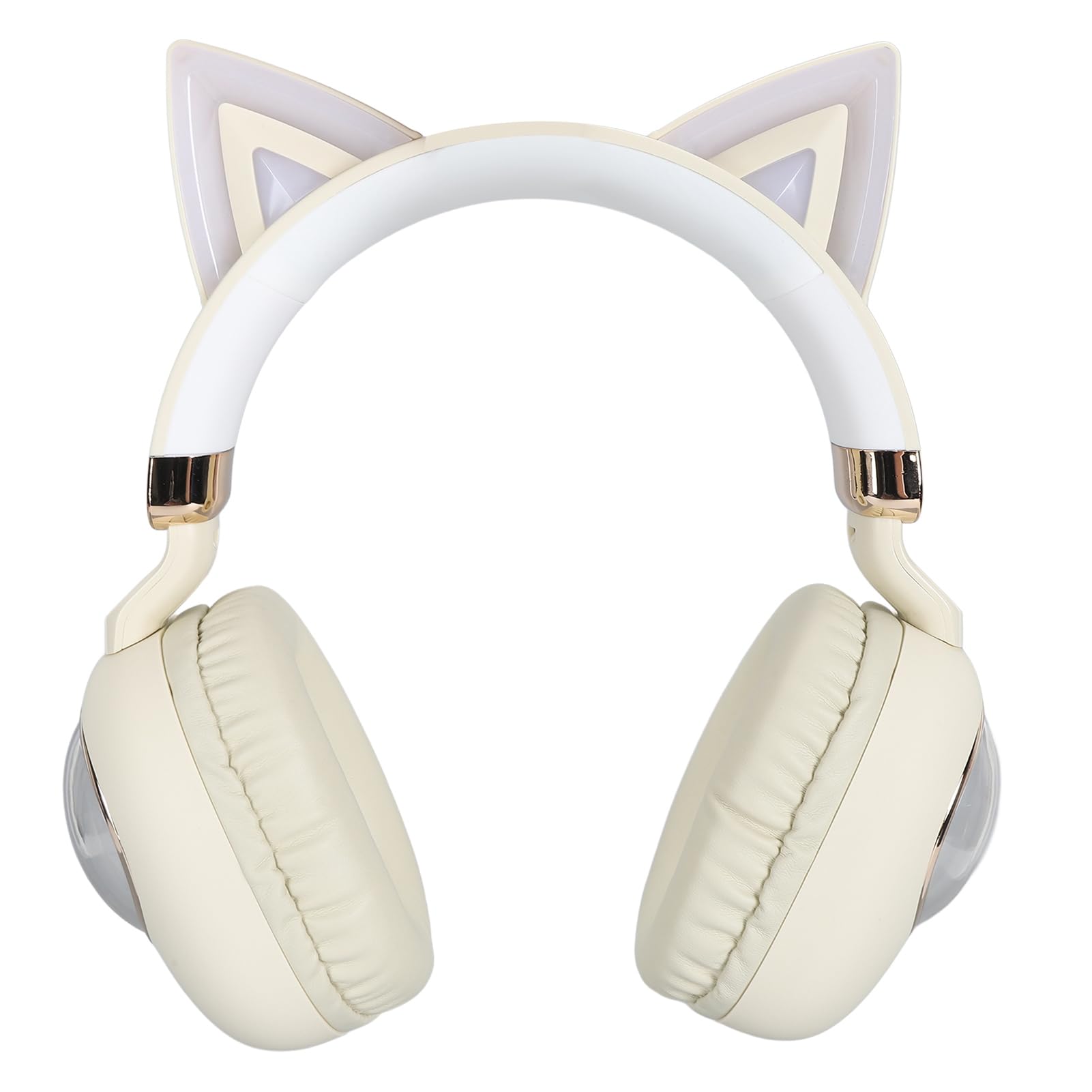 Cat Ear Bluetooth Headphones, Safe Sound Technology (Khaki)