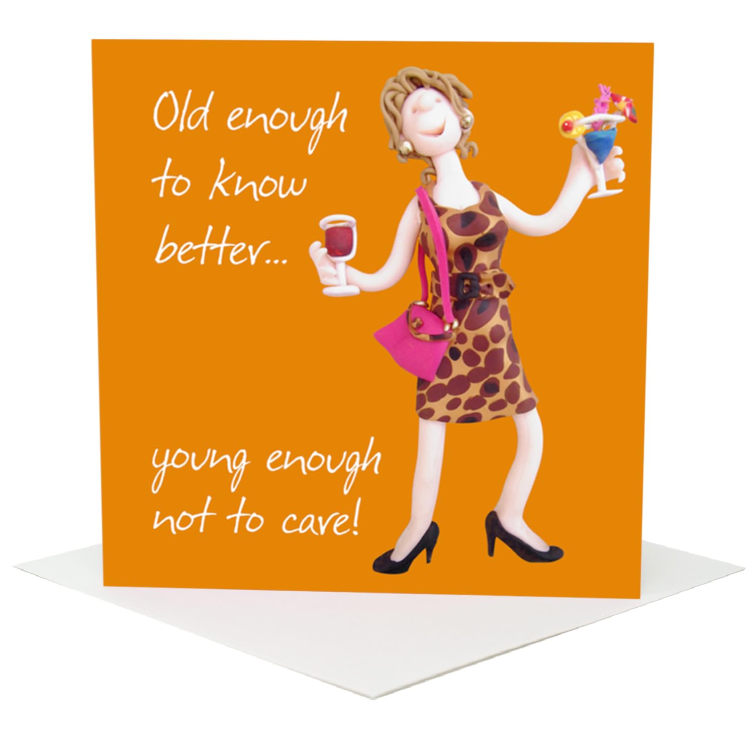 Paperlink Biglietto Auguri Compleanno Uomo Umoristico – 'You Still Totally Rock', 178x127mm, FSC, Riciclabile, Fatto UK