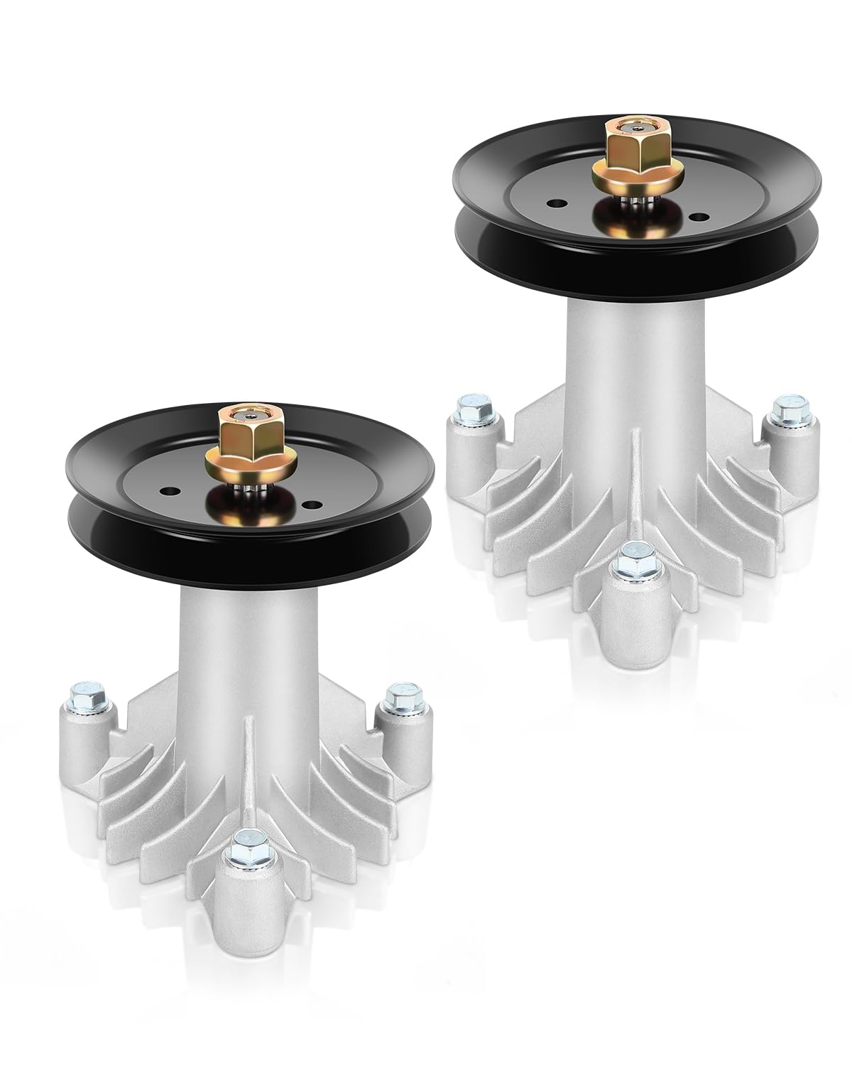 Eje para cortacésped con polea para AYP Husqvarna Craftsman Jonsered Poulan Pro 38 de 42 pulgadas para tractores de césped, mandril, número de pieza de repuesto 130794 532130794 539110158