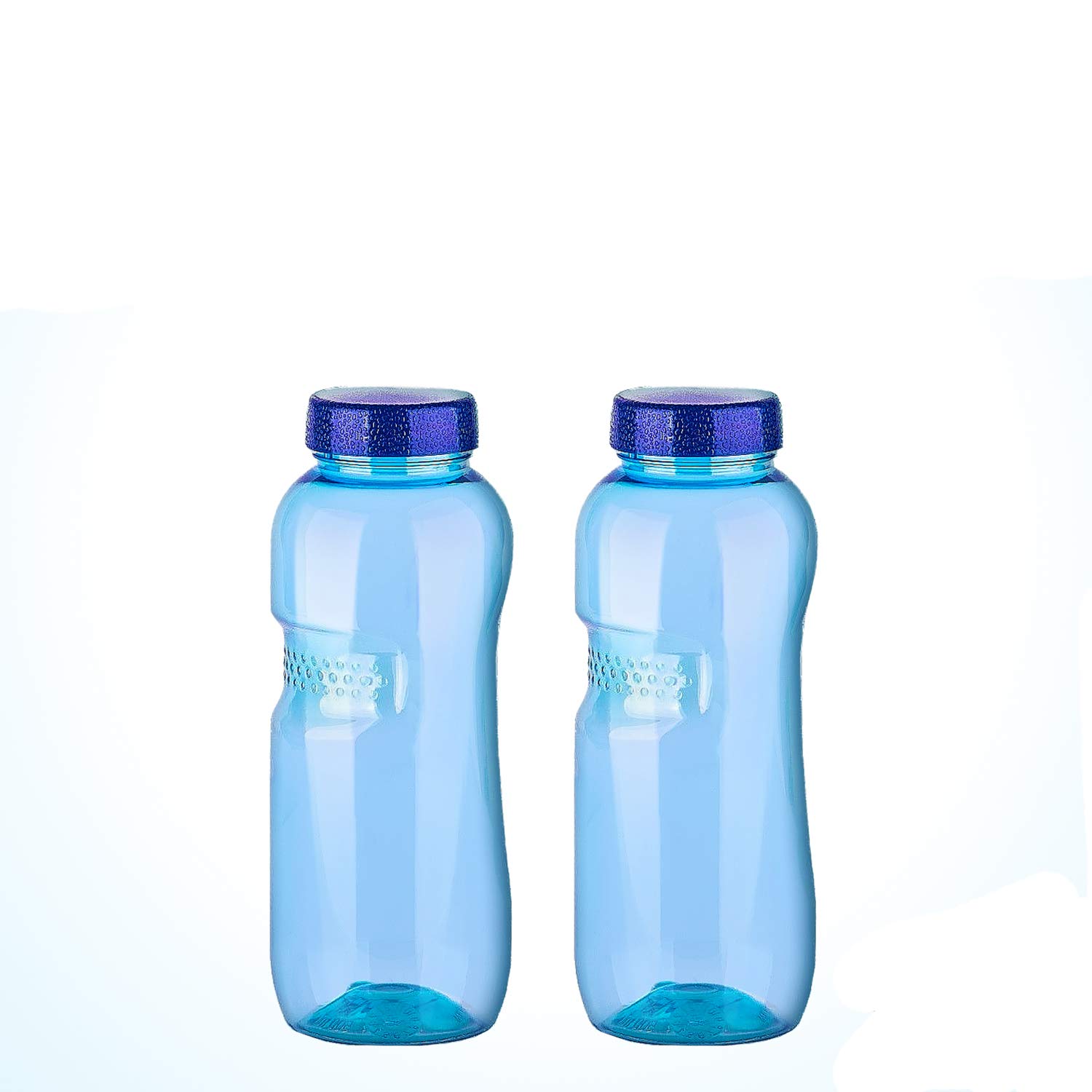 3 Tritan Trinkflaschen 0,5 Liter – BPA-frei, Mit 3 Standard-, 2 Sport- & 1 Push-Pull-Deckel